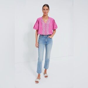 MOTHER High Waisted Rider Ankle Fray Size 27